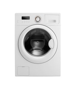 Washing machine on the white background
